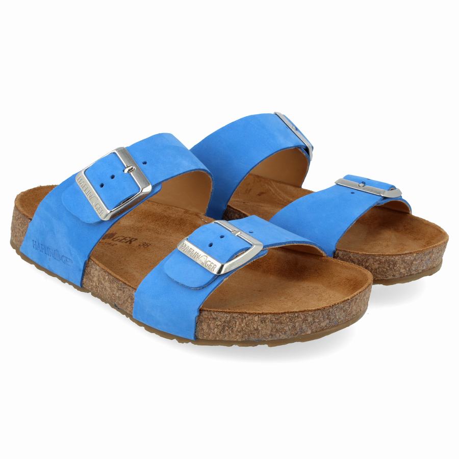 Haflinger Andrea Sandalen Damen Blau | QRL4553TR