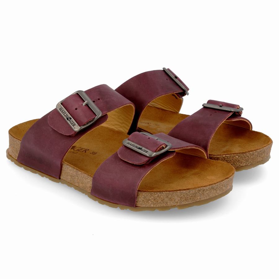 Haflinger Andrea Sandalen Damen Bordeaux | ZNZ543DC