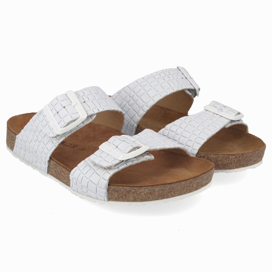 Haflinger Andrea Sandalen Damen Weiß | WFJ6438NE