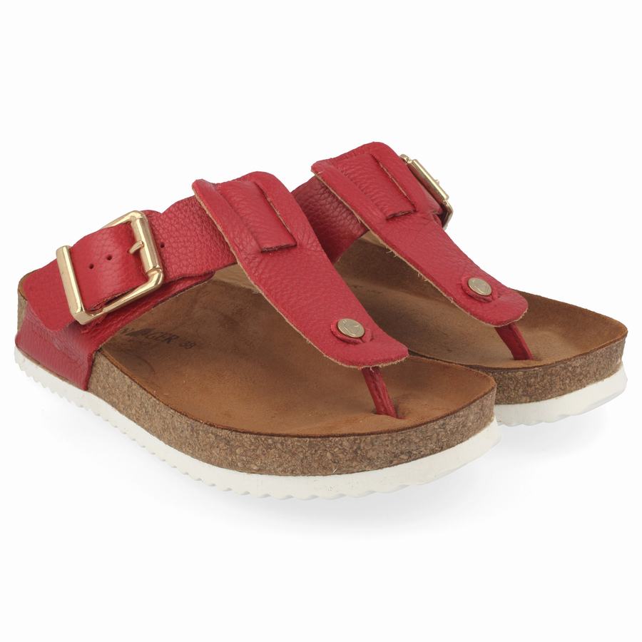 Haflinger Cora Sandalen Damen Rot | GOD9481AS