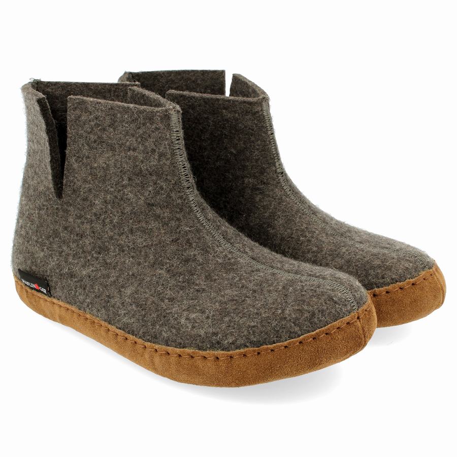 Haflinger Emils Stiefel Damen Grau | YOI7821UL