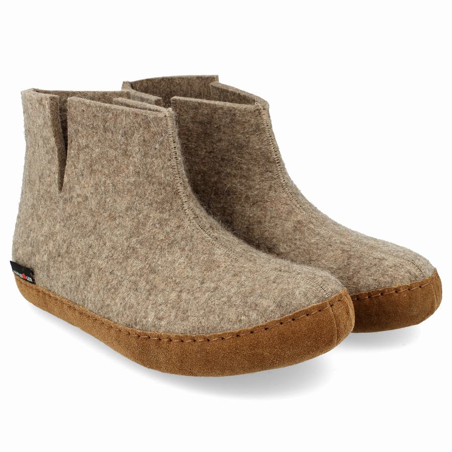 Haflinger Emils Stiefel Herren Beige | QYP516ET