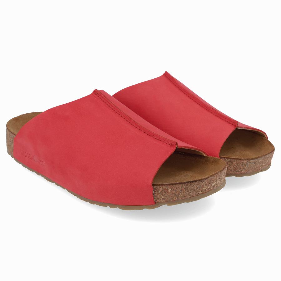 Haflinger Fortuna Sandalen Damen Rot | VPP9691ZP