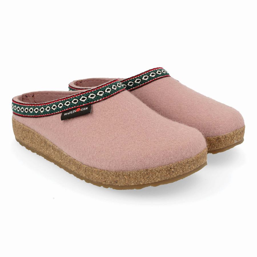 Haflinger Gz Clogs Damen Rosa | EUH7882QJ