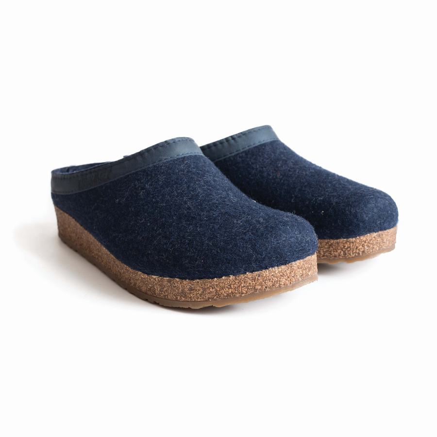 Haflinger Gzl Clogs Damen Blau | ZNI8171ZD