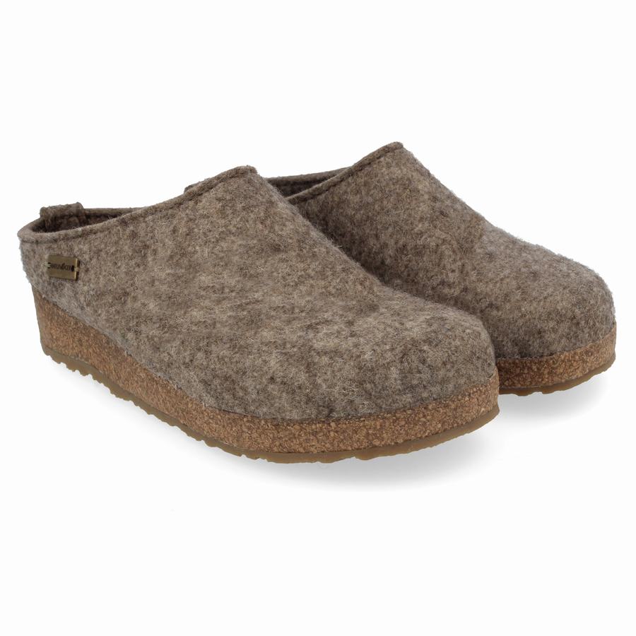 Haflinger Juliette Clogs Damen Beige | RTK7724JM