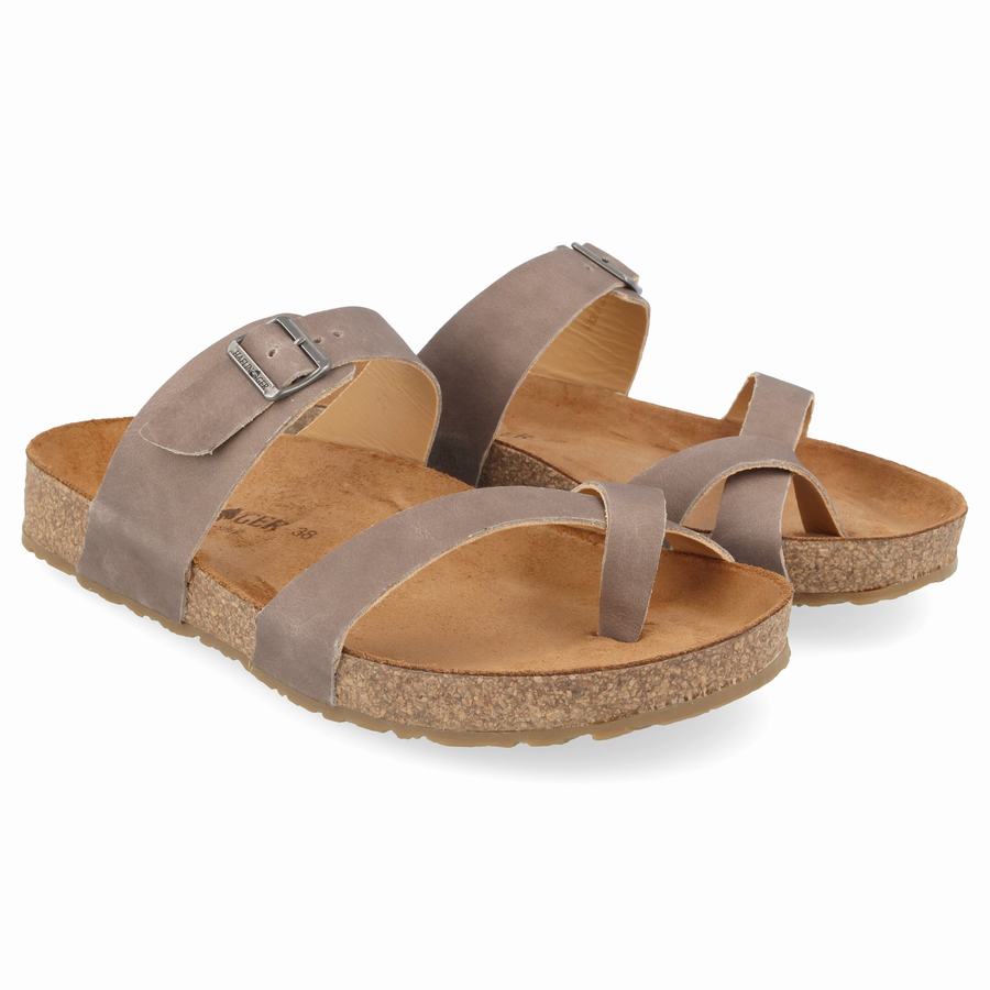 Haflinger Juno Sandalen Damen Hellbraun | LLV256ZX