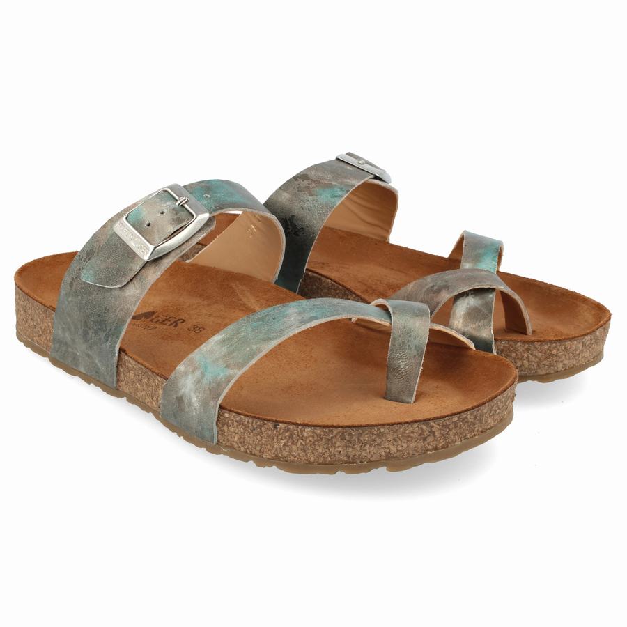 Haflinger Juno Sandalen Damen Hellgrün | UBH8615NJ