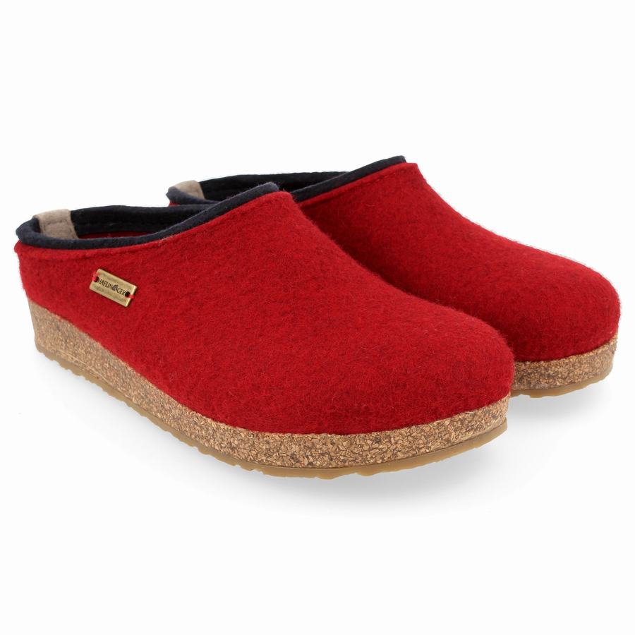 Haflinger Kris Clogs Herren Rot | OCG5469BP