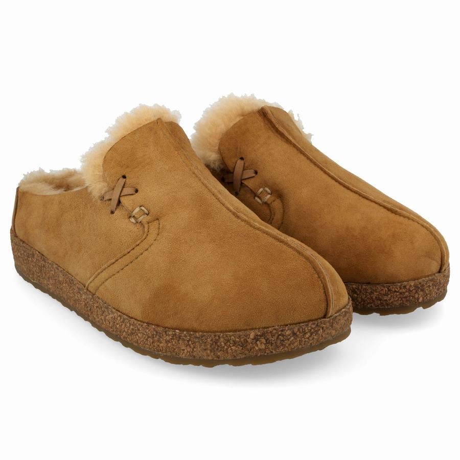 Haflinger Saskatchewan Clogs Damen Braun | ZVC4222NH