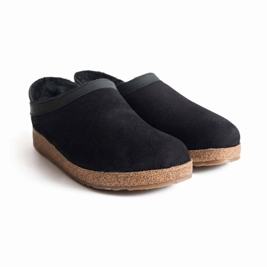 Haflinger Siberia Clogs Damen Schwarz | CAC881OT