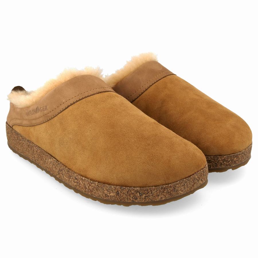 Haflinger Snowbird Clogs Damen Braun | DBZ5461ME