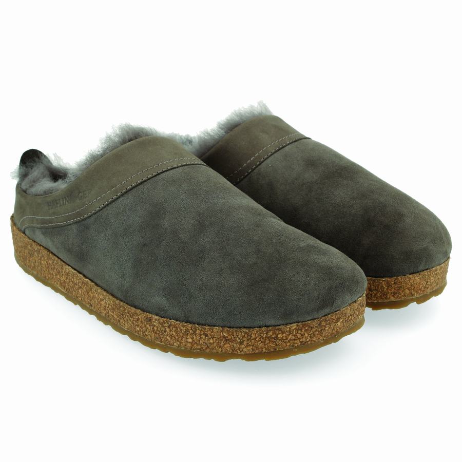 Haflinger Snowbird Clogs Herren Grün | ZOH8727KZ