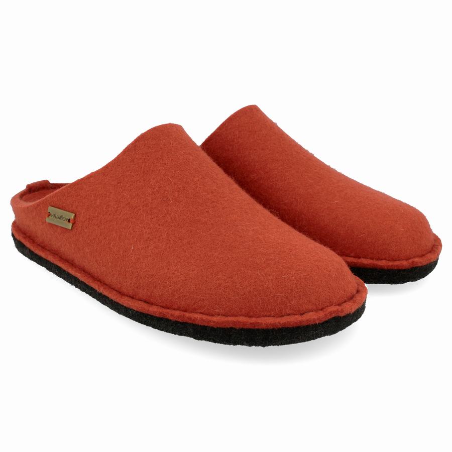 Haflinger Soft Novelty Hausschuhe Damen Orange | BDR2313TZ