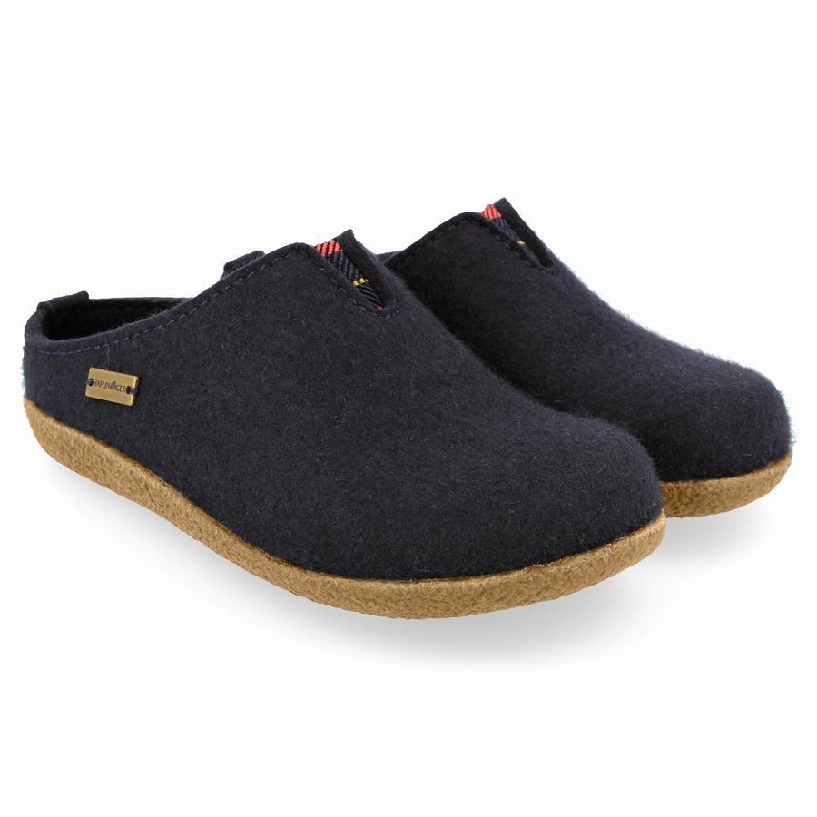 Haflinger Visby Clogs Damen Navy | OUZ108JJ