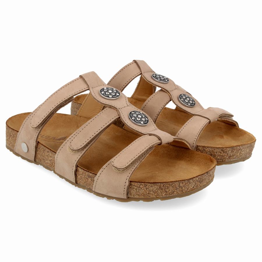 Haflinger Alice Sandalen Damen Hellbraun | HTJ10027KE