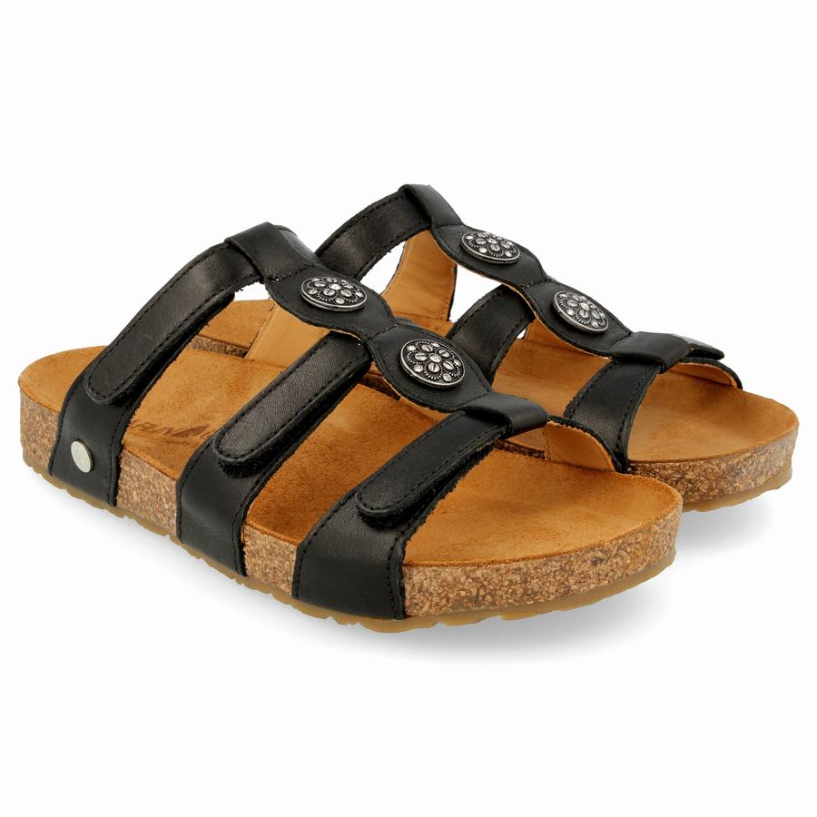 Haflinger Alice Sandalen Damen Schwarz | OAJ5920AM