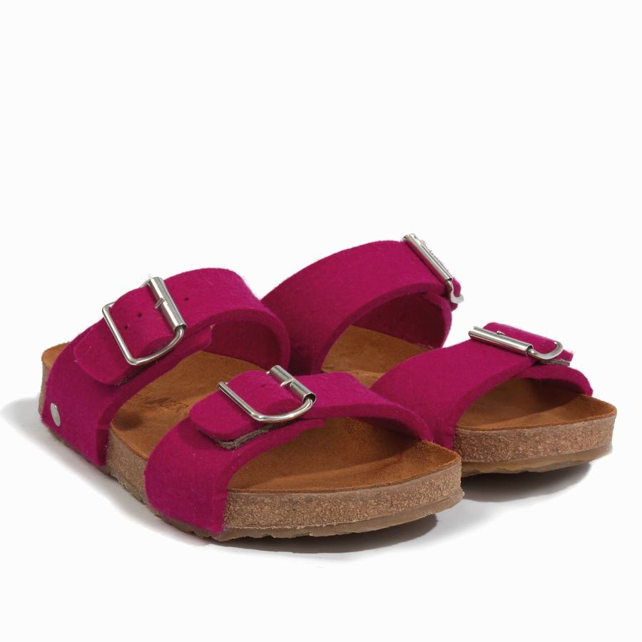 Haflinger Anabel Sandalen Damen Rosa Rot | KXC927LL