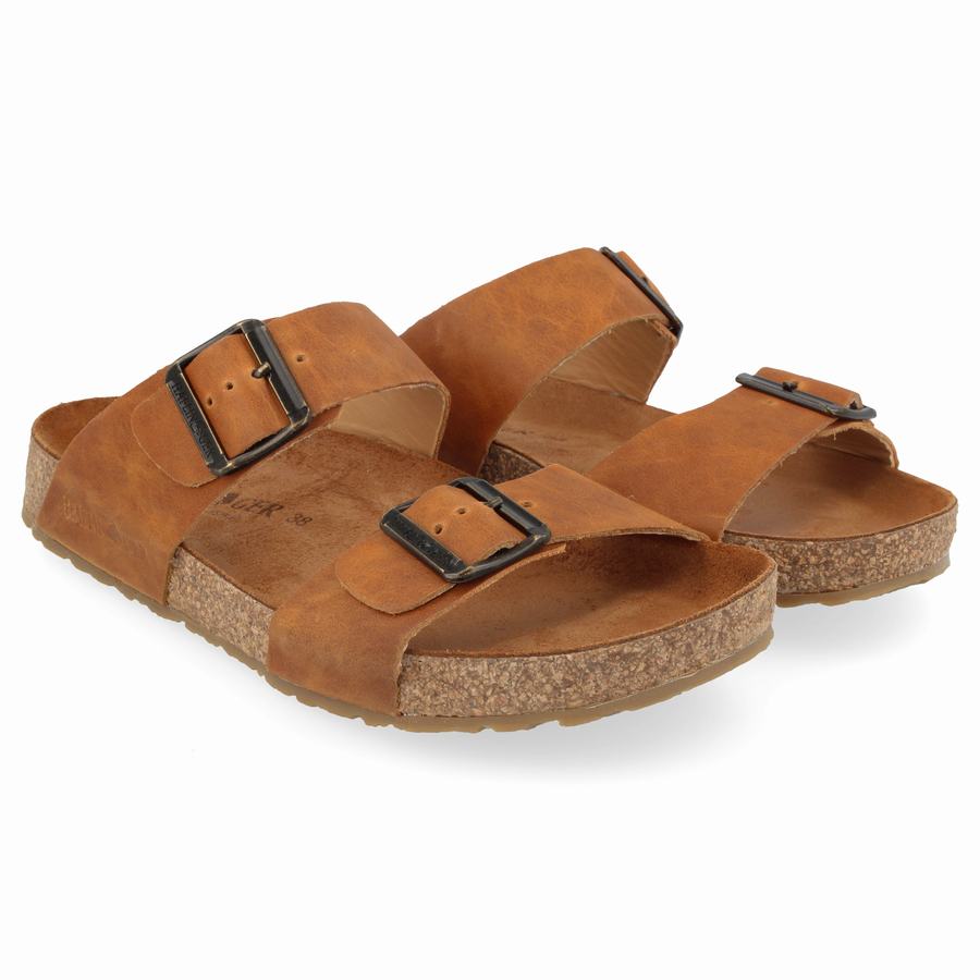 Haflinger Andrea Sandalen Damen Braun | UAG9588ML