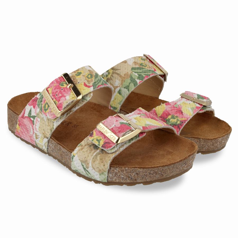 Haflinger Andrea Sandalen Damen Rosa Mehrfarbig | APE269XM