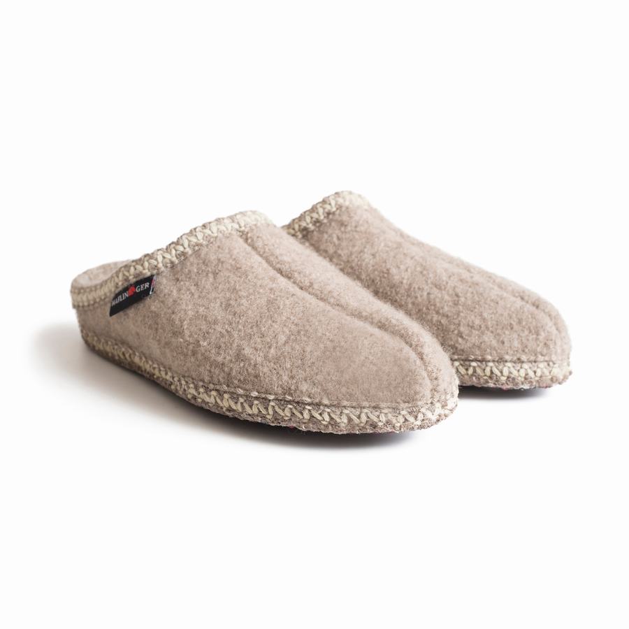 Haflinger As weicher Sohle Hausschuhe Damen Beige | NJT2388HU