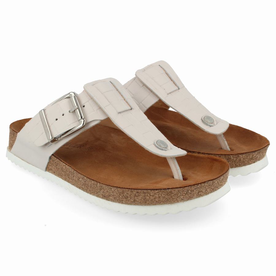 Haflinger Cora Sandalen Damen Weiß | YFG2418OV