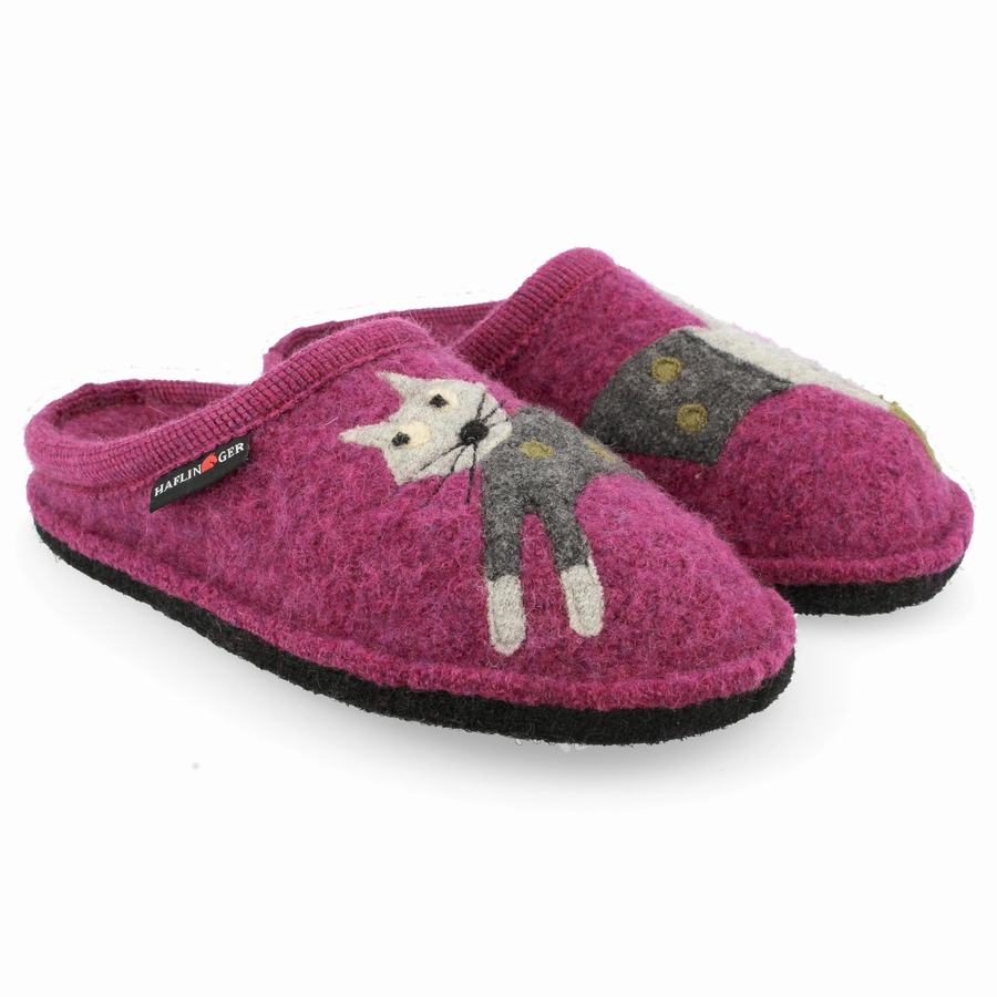 Haflinger Cucho Novelty Hausschuhe Damen Lila | BVI8329HO