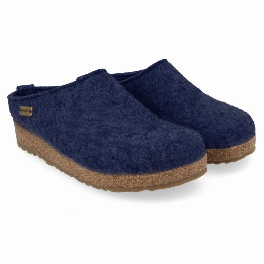 Haflinger Juliette Clogs Damen Dunkelblau | ILK338YU