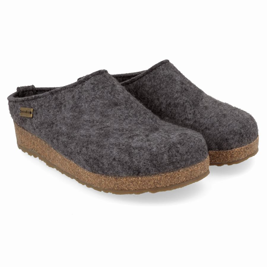 Haflinger Juliette Clogs Damen Grau | IAW6646UX