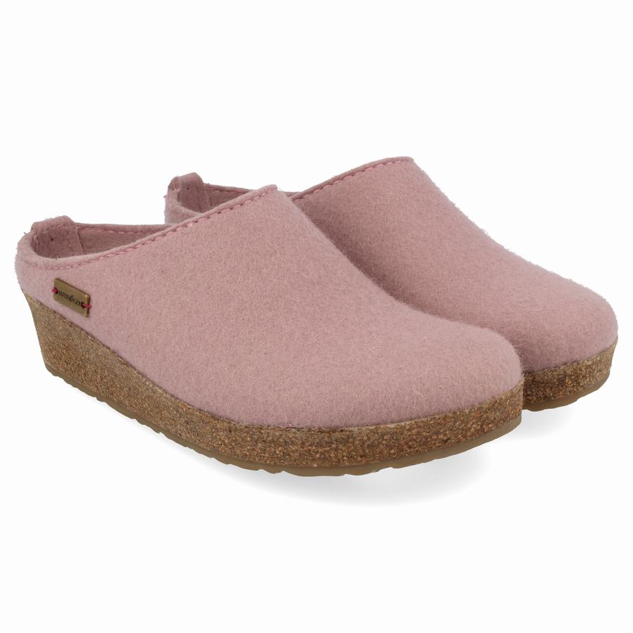 Haflinger Juliette Clogs Damen Rosa | VWH283KG