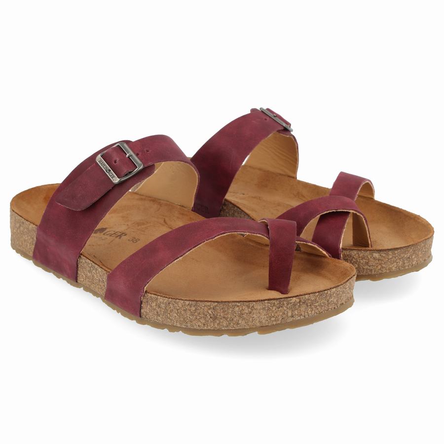 Haflinger Juno Sandalen Damen Lila | KWF481FO