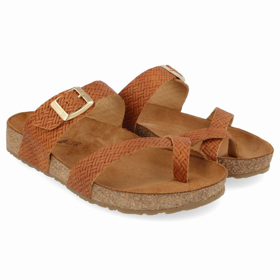 Haflinger Juno Sandalen Damen Orange | WBC1757AL