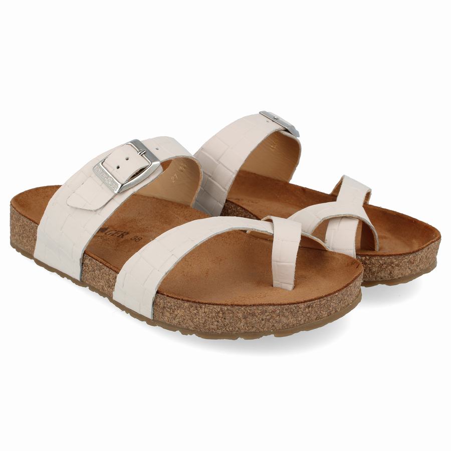 Haflinger Juno Sandalen Damen Weiß | PMS485FE