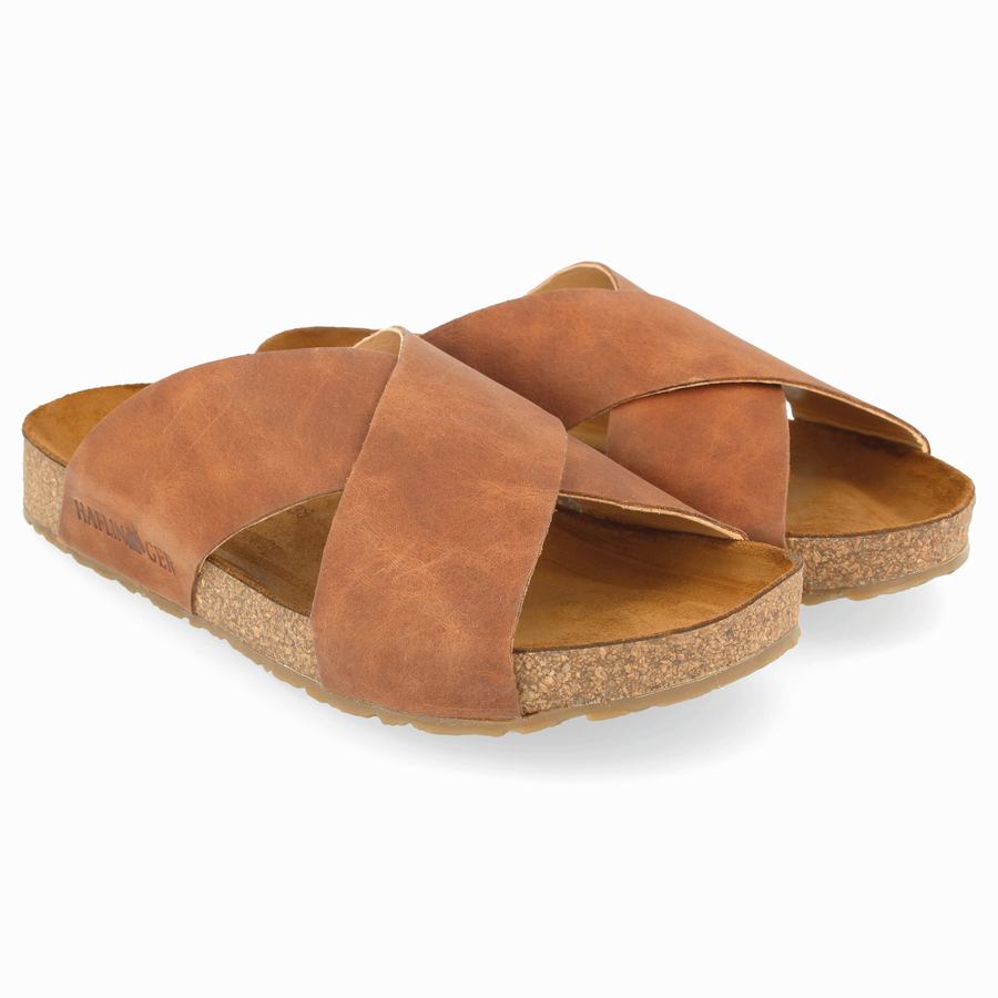 Haflinger Mio Sandalen Damen Orange | KFY4667YH