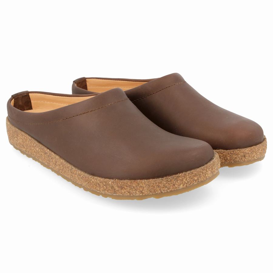 Haflinger Phillip Clogs Herren Braun | TSX3696OG