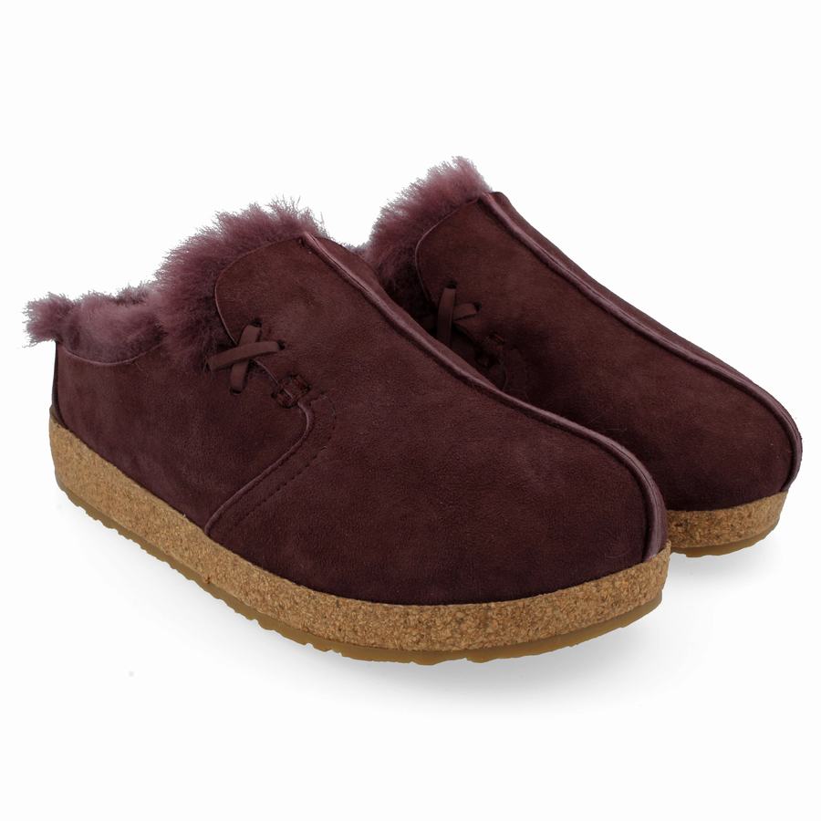 Haflinger Saskatchewan Clogs Damen Lila | DIO6989RM